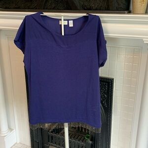 Chicos cotton and modal‎ metal beaded top. Worn twice. Excellent condition